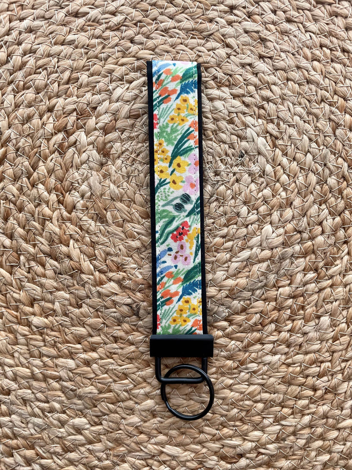 Lea Cream Keychain Wristlet