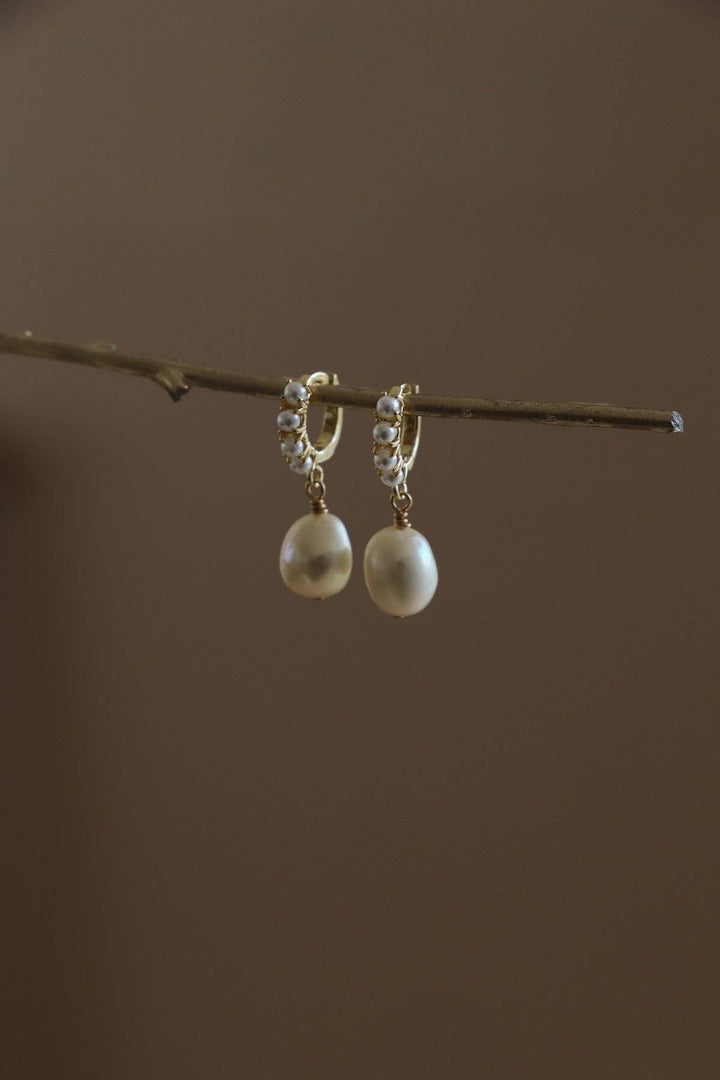 Marlowe Pearl Drop Earrings