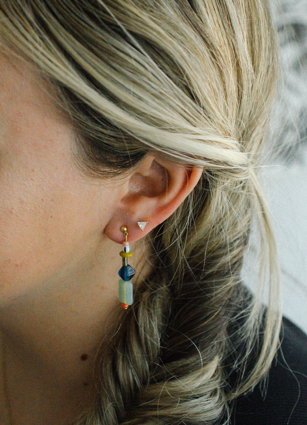 September Beaded Dangle Earrings