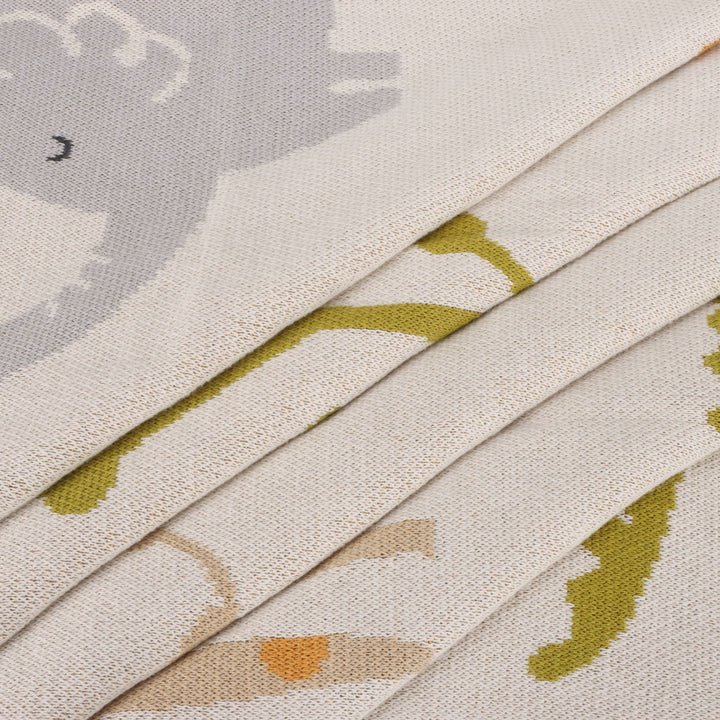 Jungle Friends Knit Baby Blankets