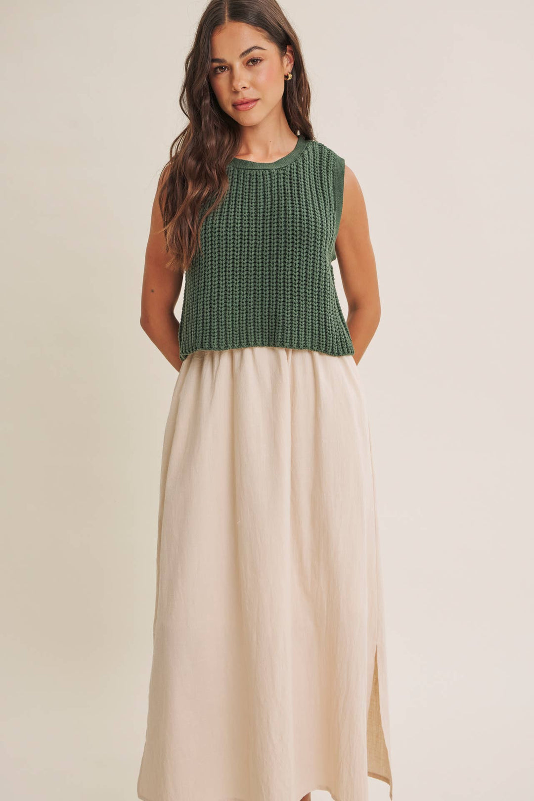 Forest Green Sweater Dress