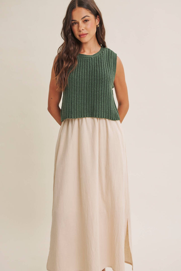 Forest Green Sweater Dress