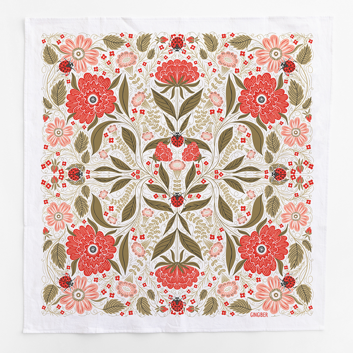 Ladybug Tea Towel