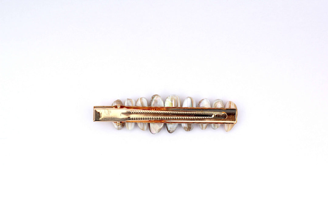 Gold Seashell Hair Clip