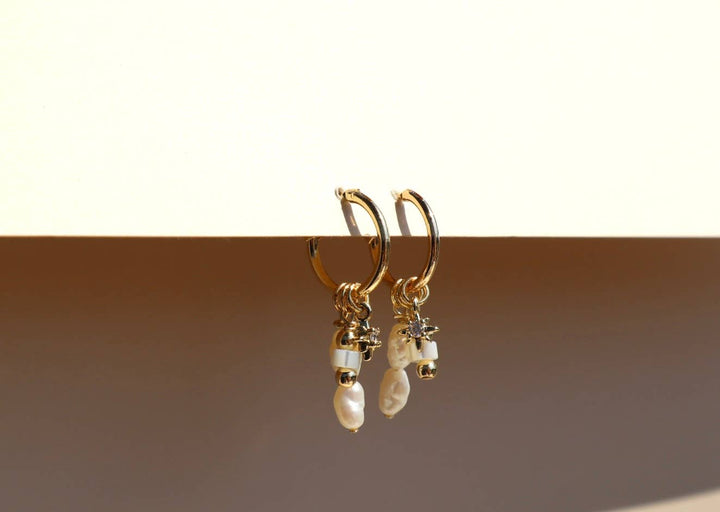 Coastal Blue Charm Earrings