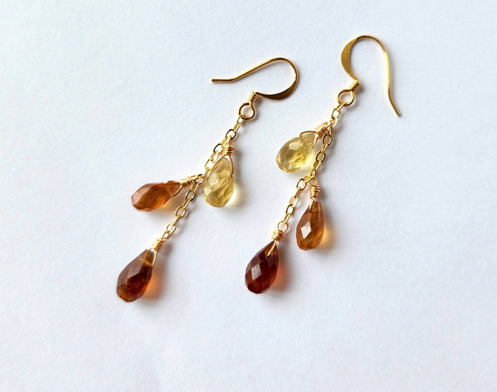 Desert Sunset Cluster Earrings