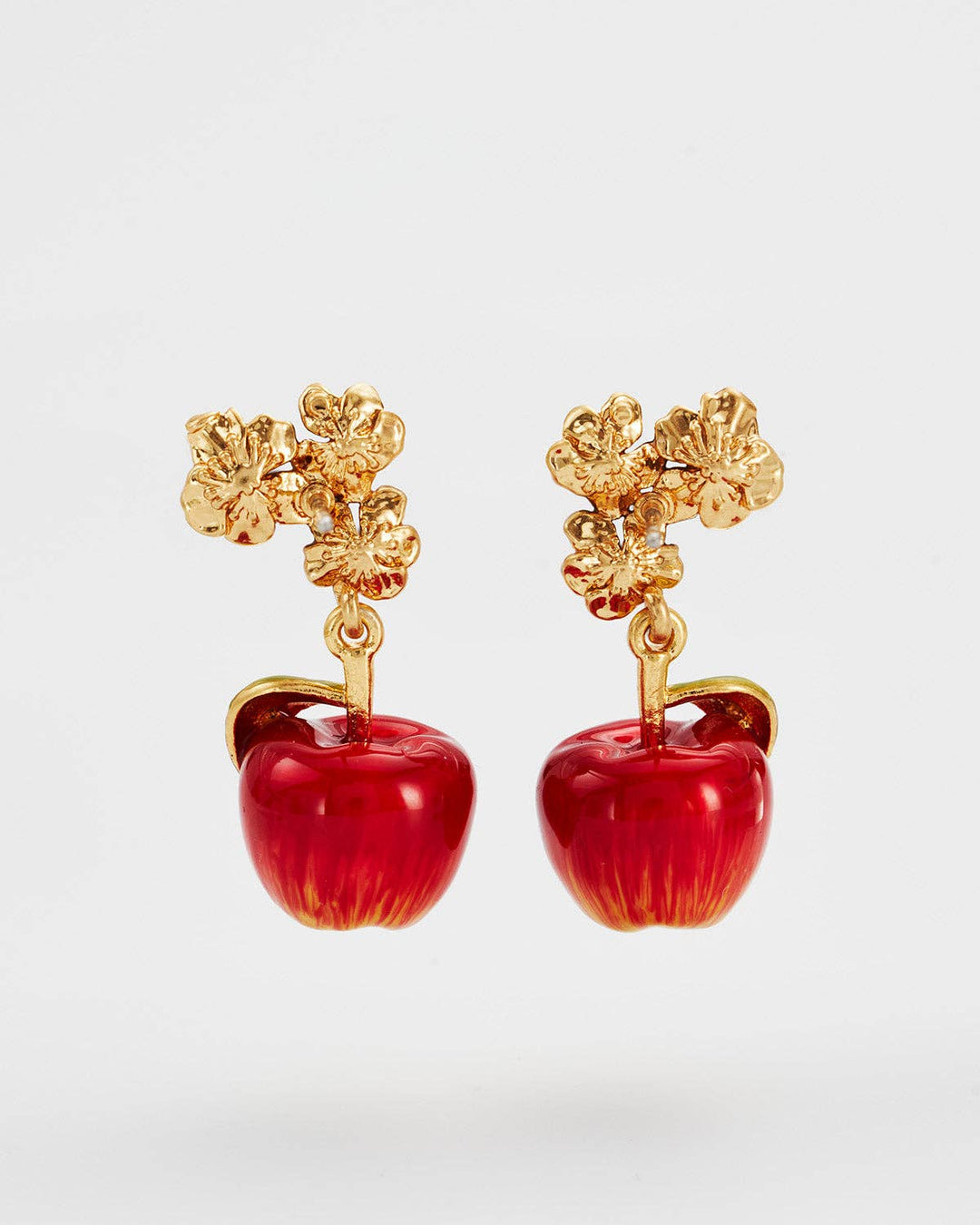 Apple Blossom Drop Earrings
