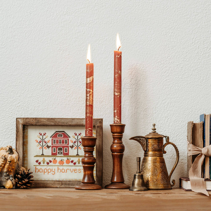 12" Decorative Taper Candles, 2pk