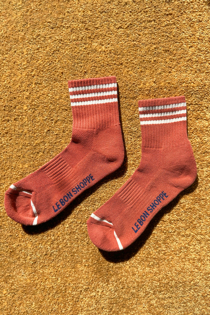 Girlfriend Socks in Terracotta