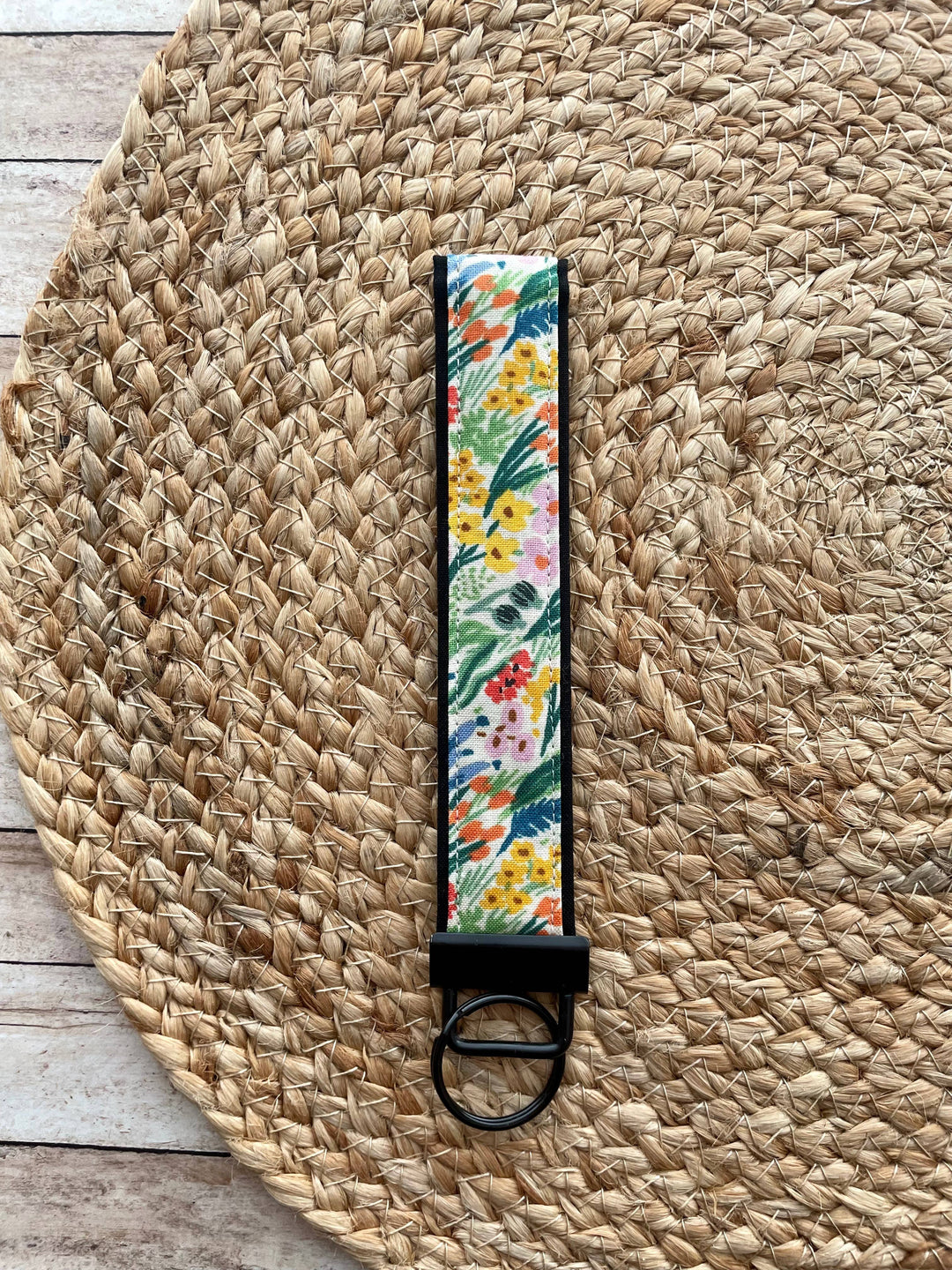 Lea Cream Keychain Wristlet