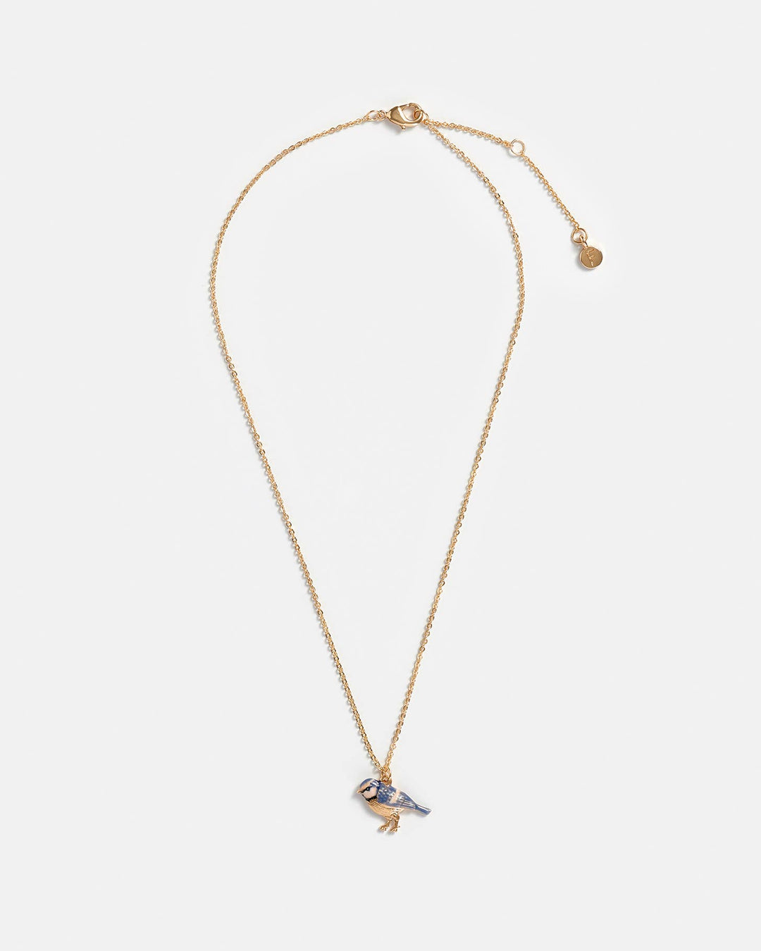 Blue Tit Short Necklace