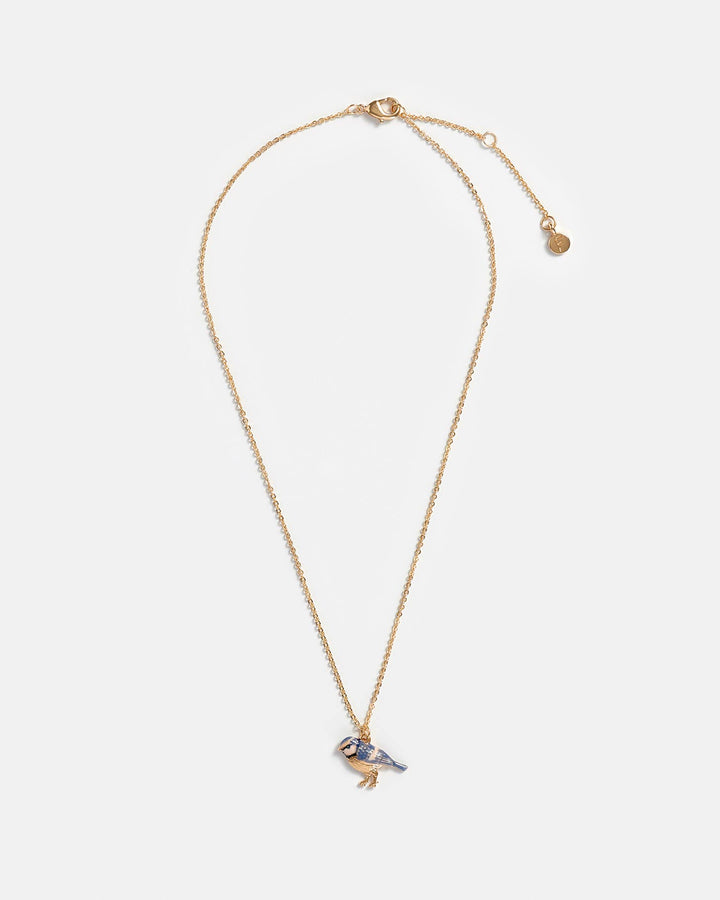 Blue Tit Short Necklace