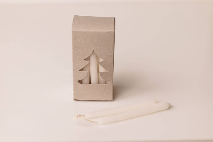 White Chime Candles, Box of 20