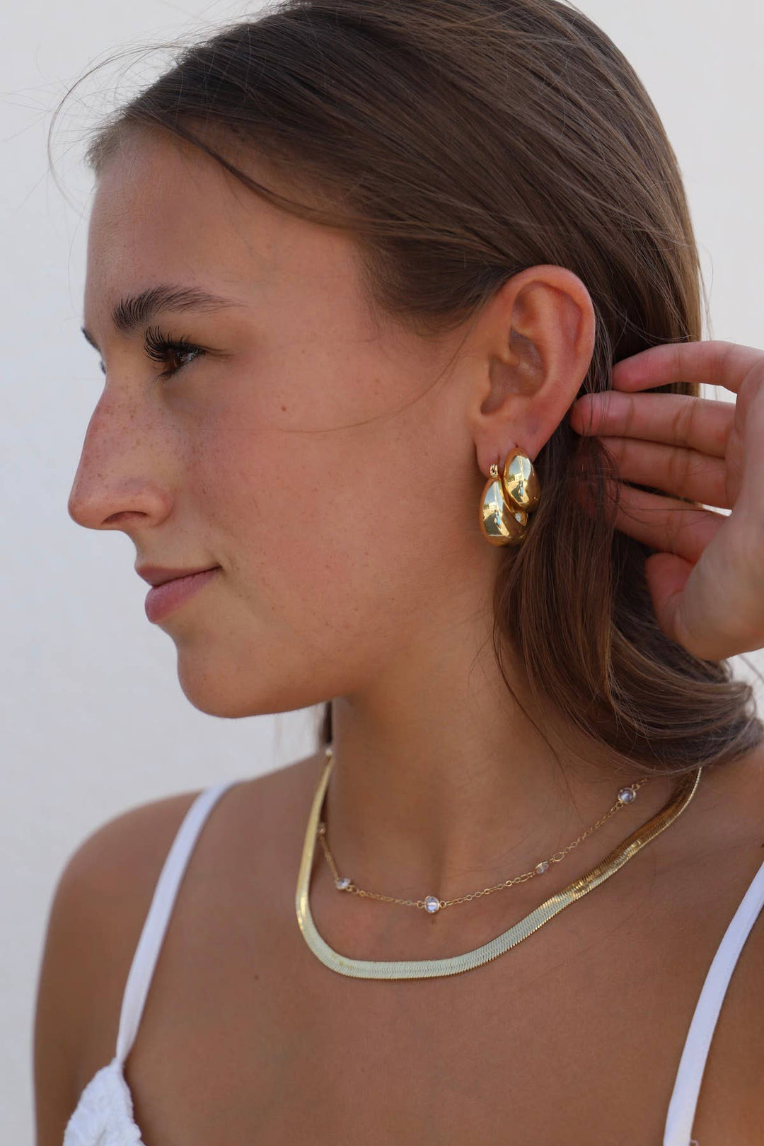 Coco Chunky Hoops in Gold