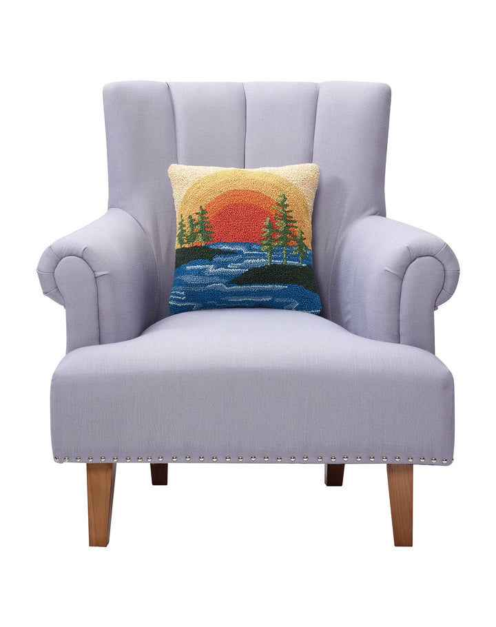 Lake Sunset Hook Pillow