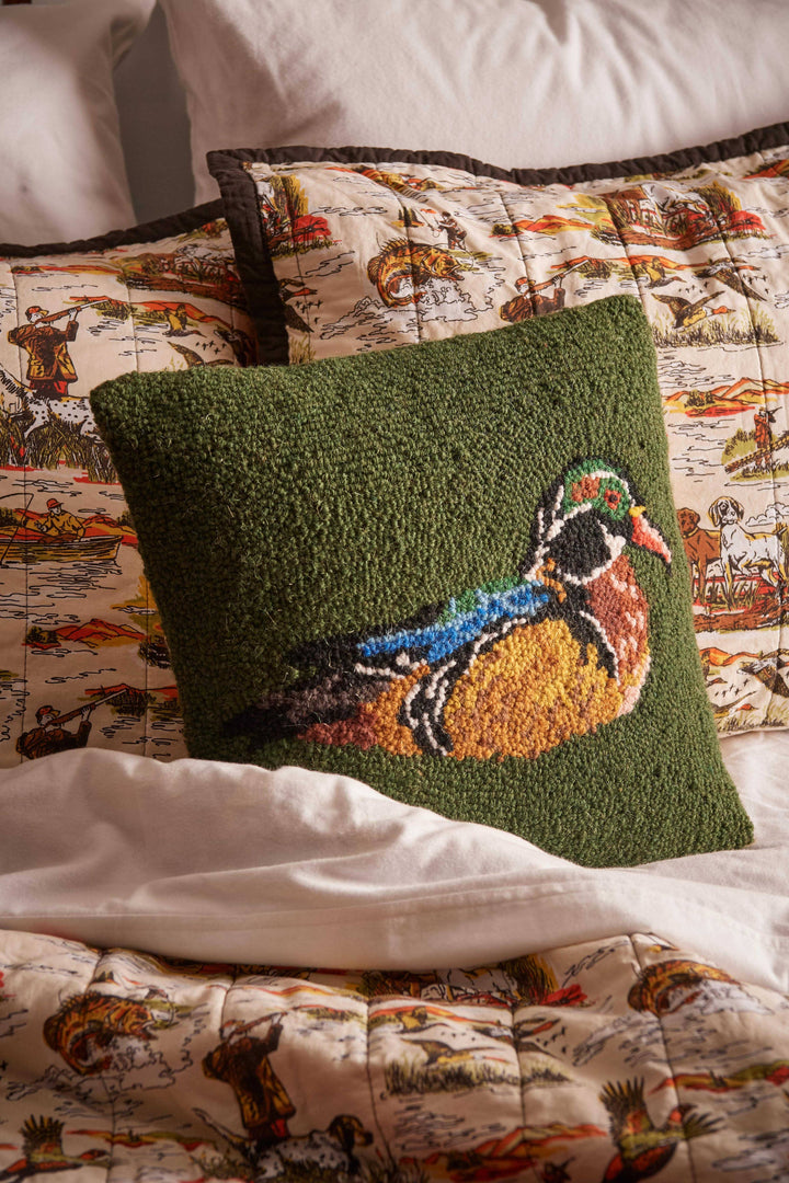 Wood Duck Hook PIllow