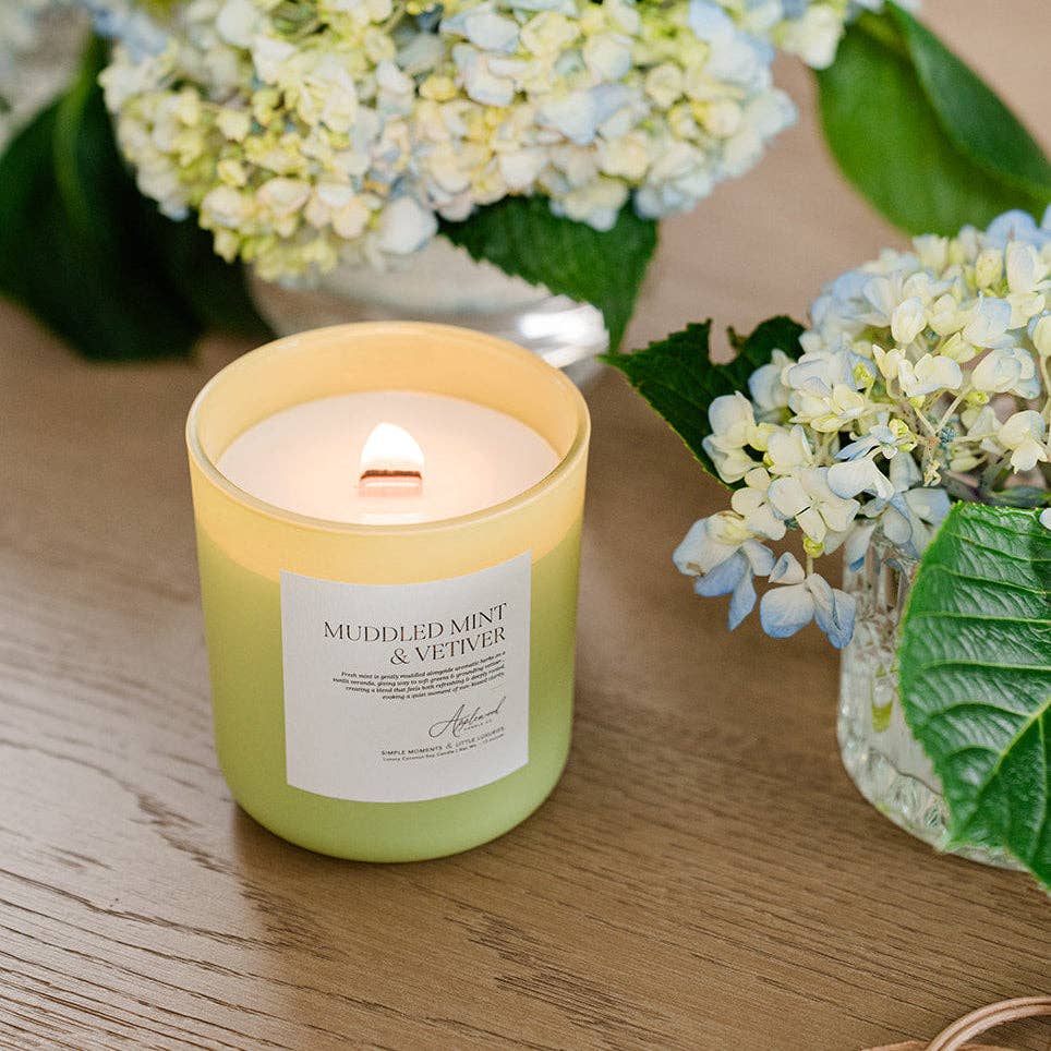 Muddled Mint &amp; Vetiver Candle