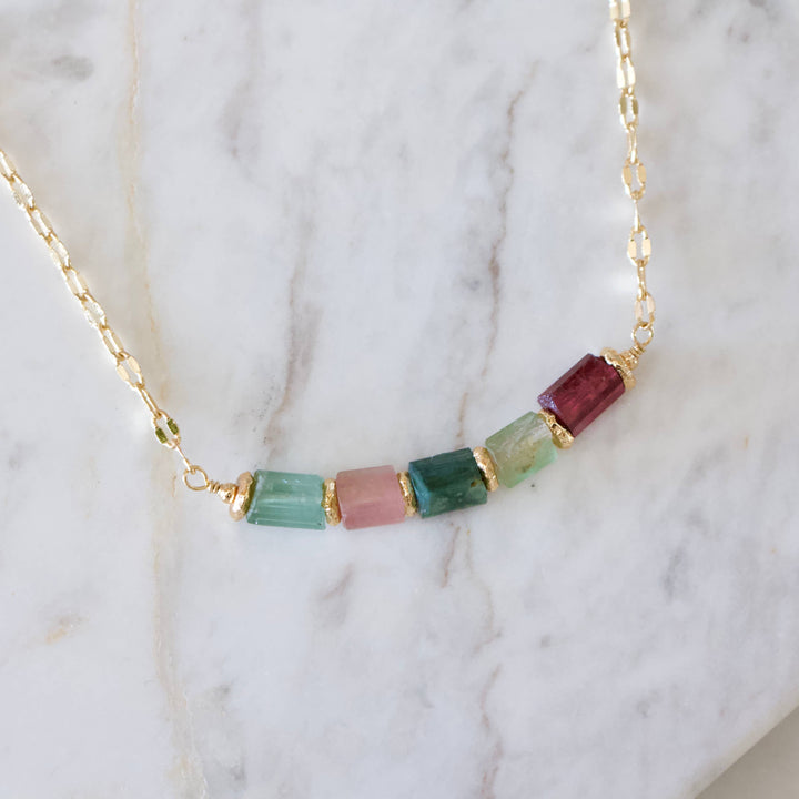 Tourmaline Collar Necklace 