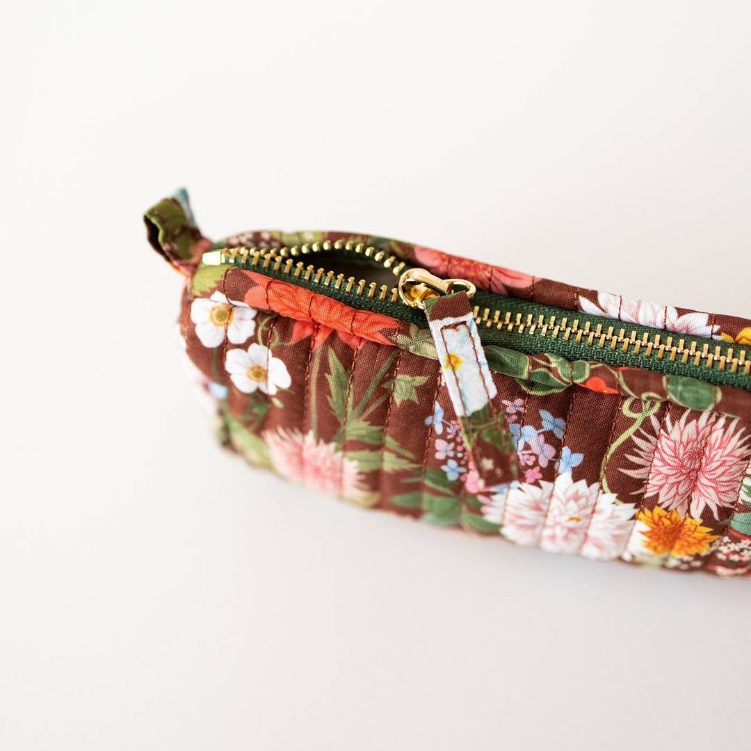 Russet Quilted Pouch