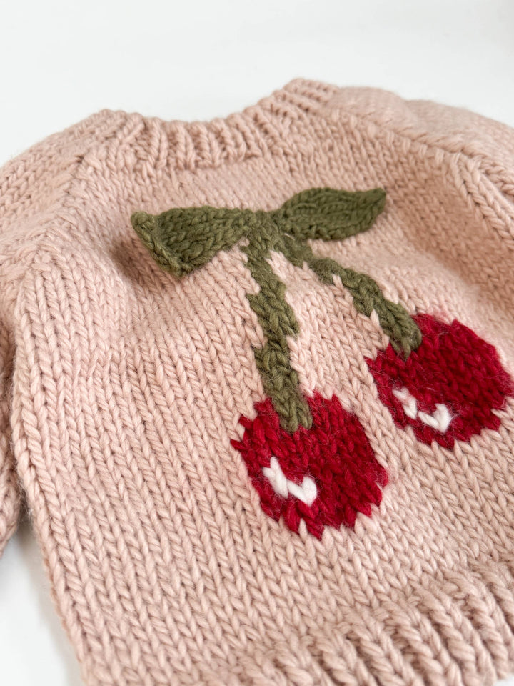 Kids Cherry Pullover Sweater