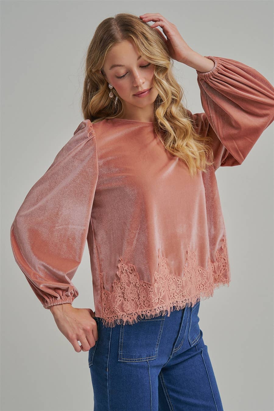 Velvet Holiday Blouse