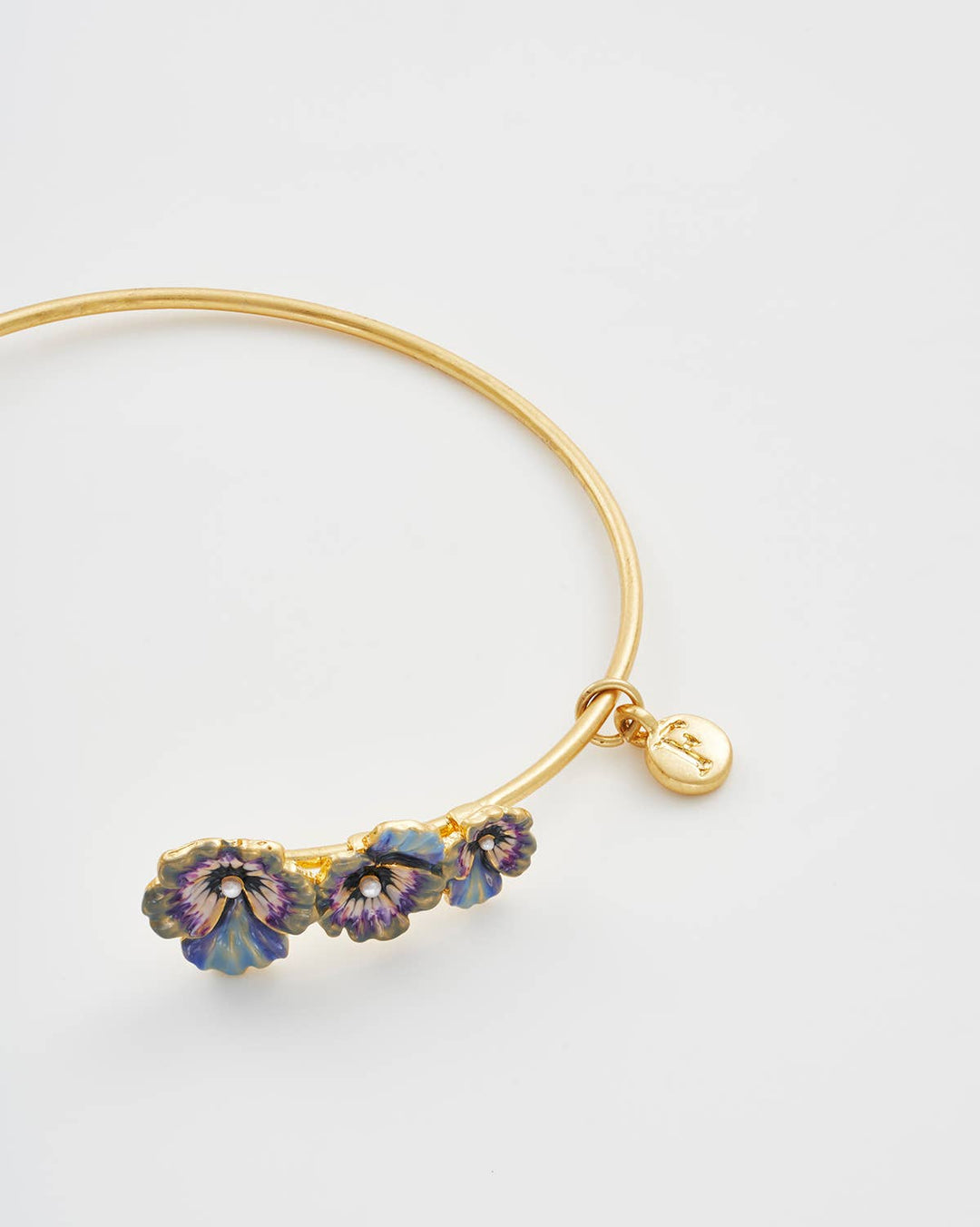 Pansy Pearl Bangle
