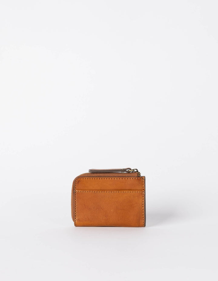 Leather Coin Purse Coco - Cognac Classic Leather