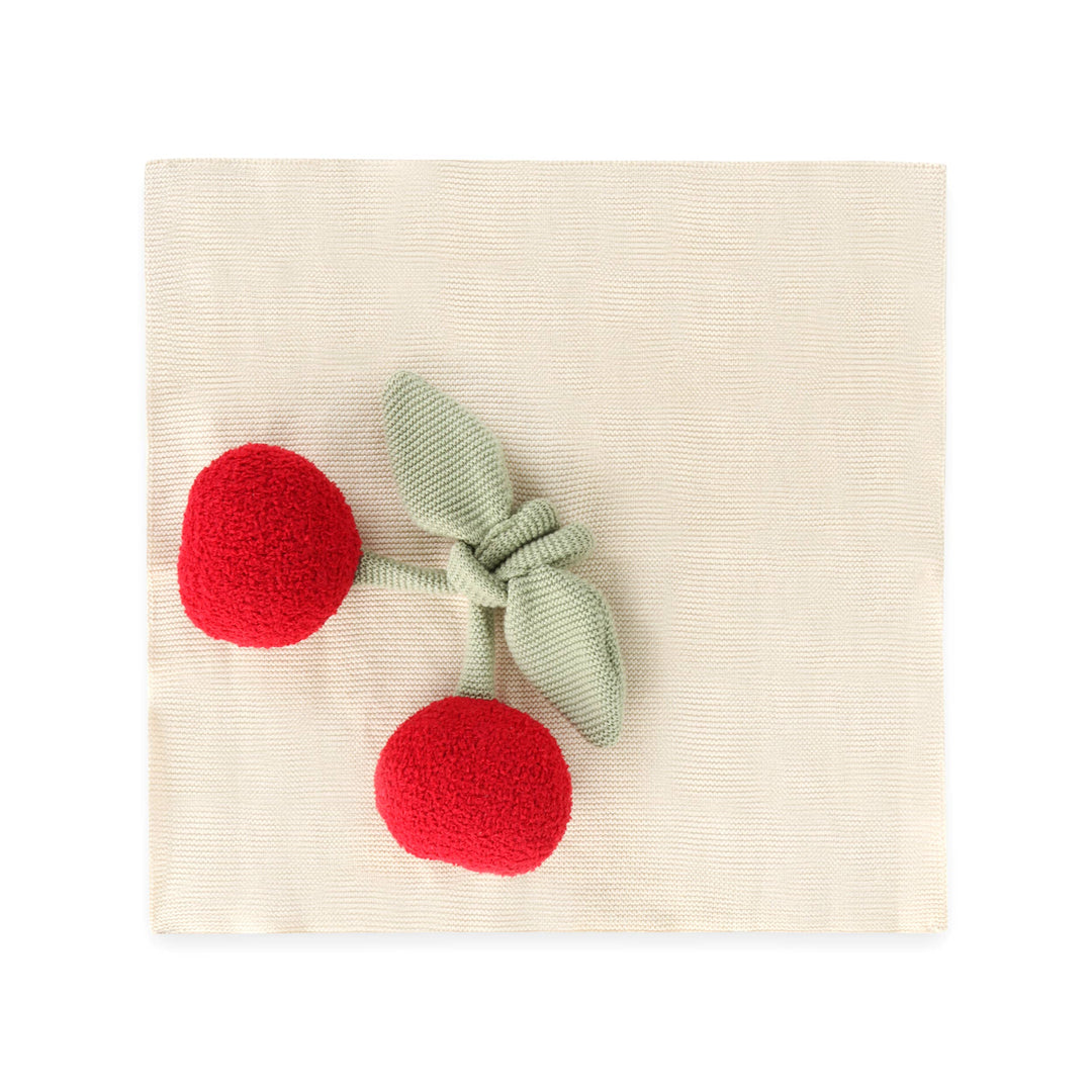 Cherry Lovey Security Blanket