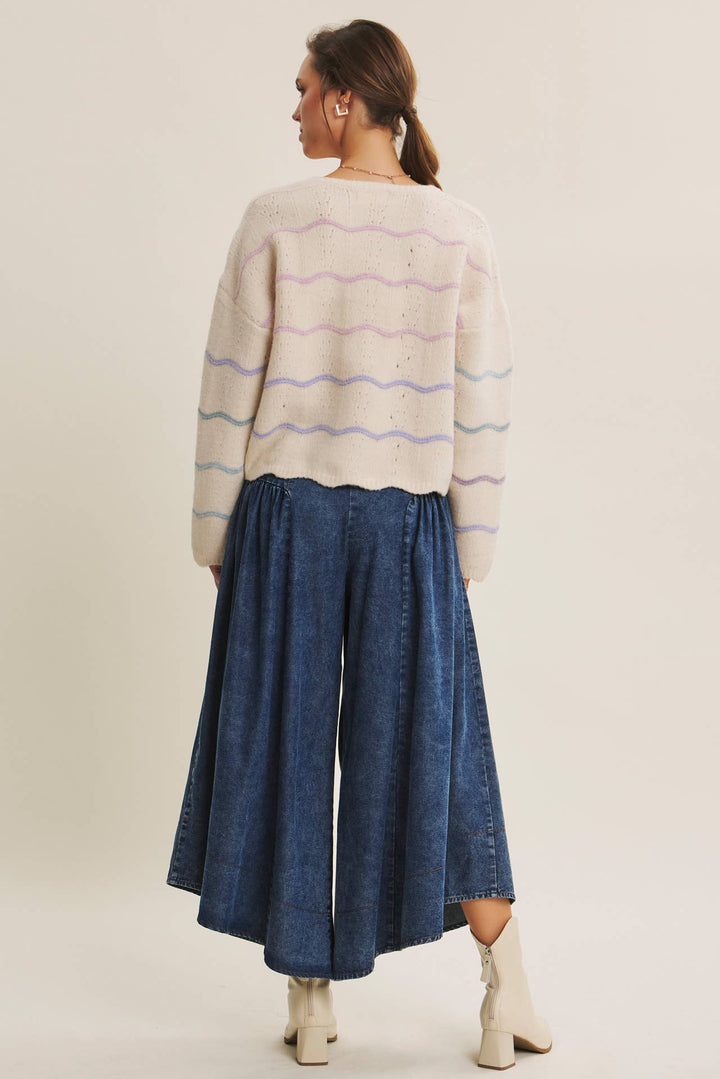 Ombre Wool Blend Sweater