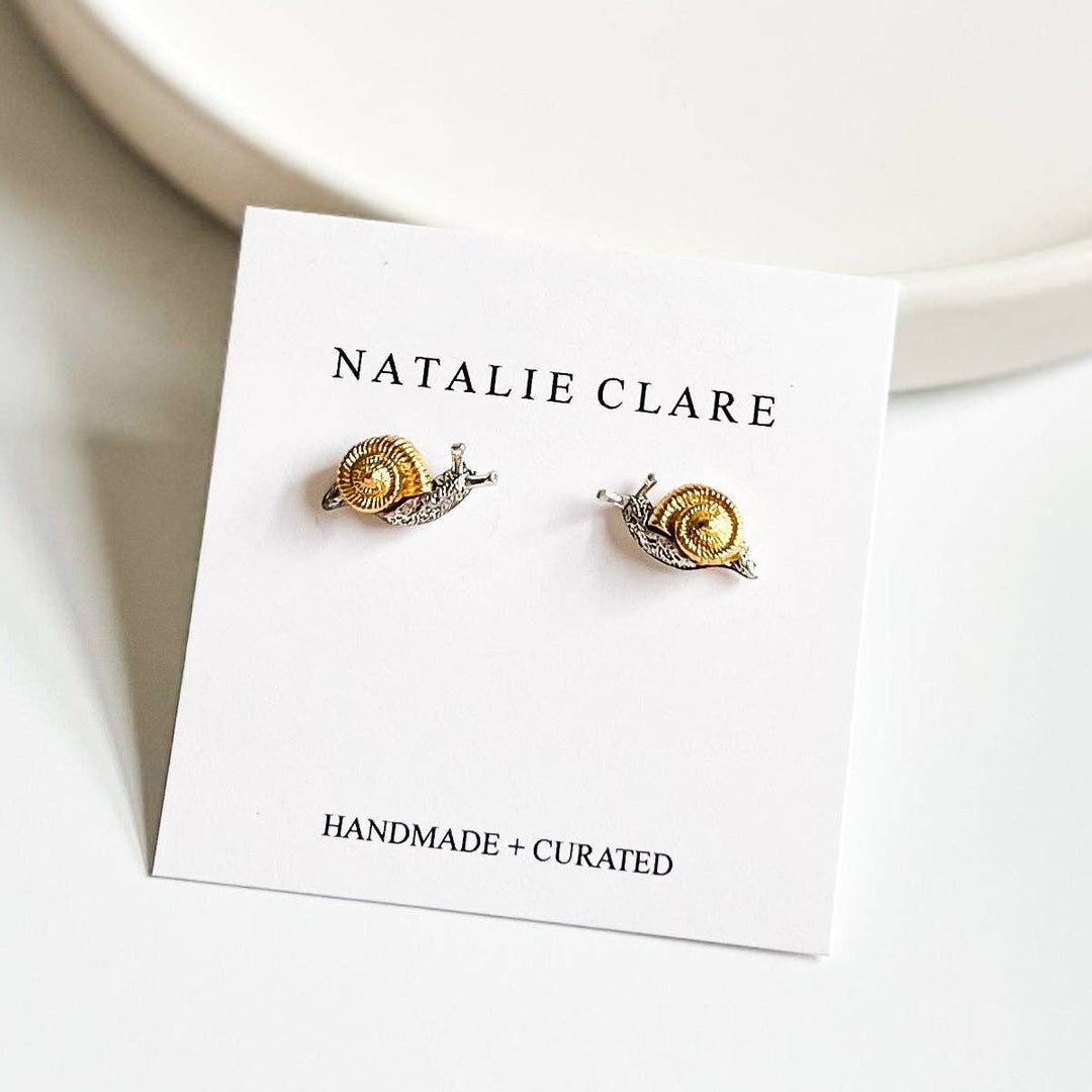 Two Tone Snail Studs