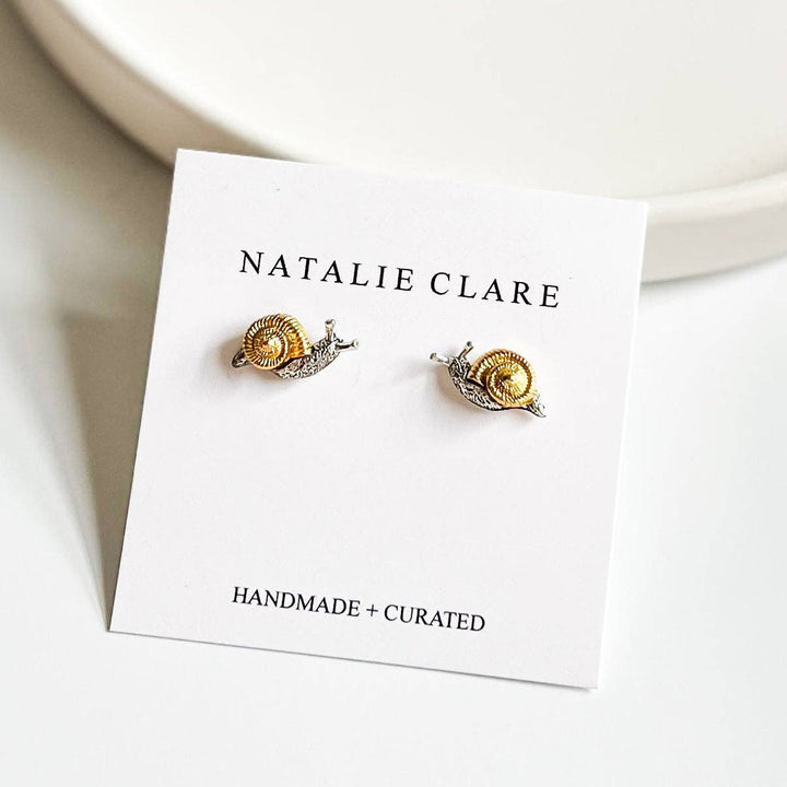 Two Tone Snail Studs