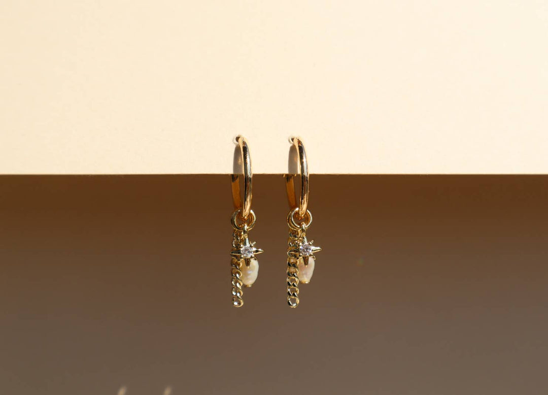 Starburst Charm Earrings