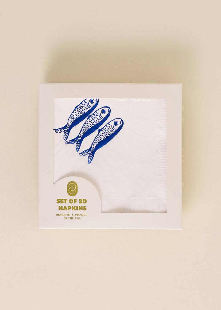 Sardines Cocktail  Napkin - Set of 20
