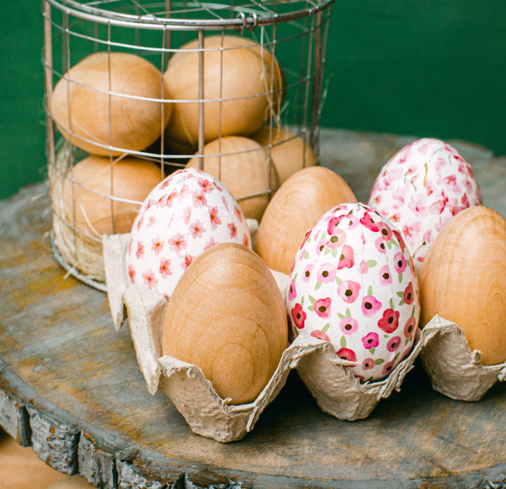 Wooden Eggs- Various Sizes