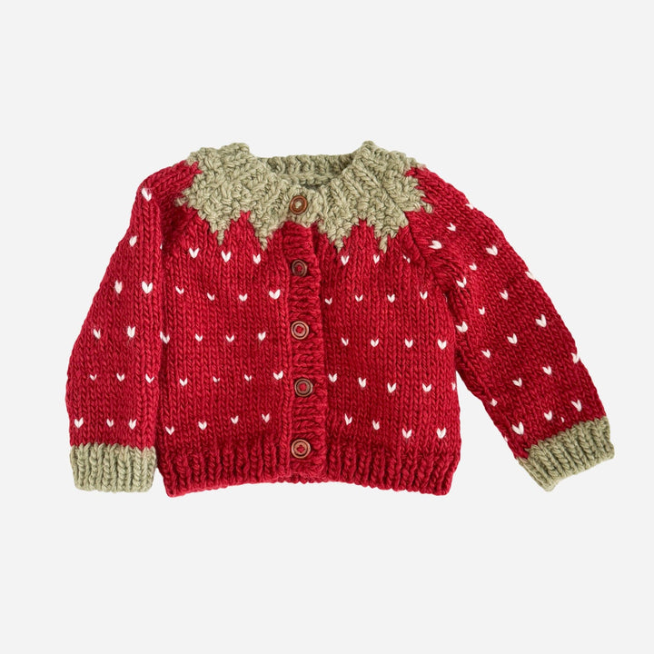 Kids Strawberry Cardigan
