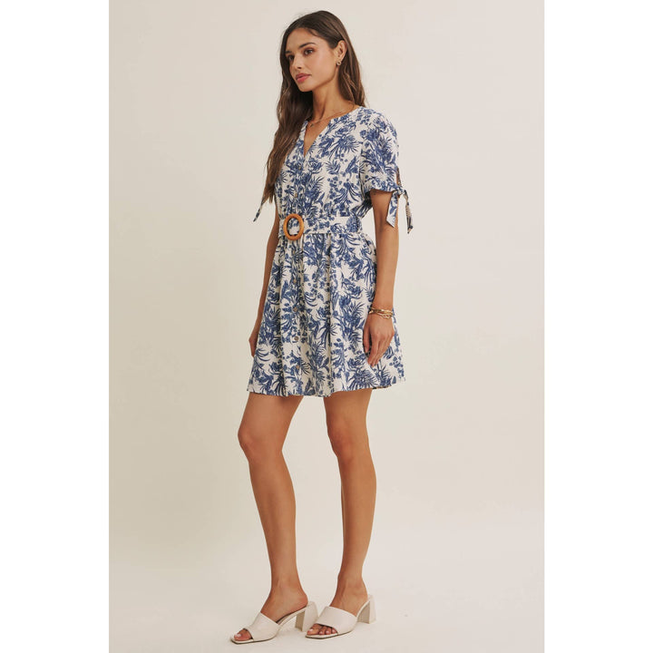 Vineyard Weekend Floral Mini Dress