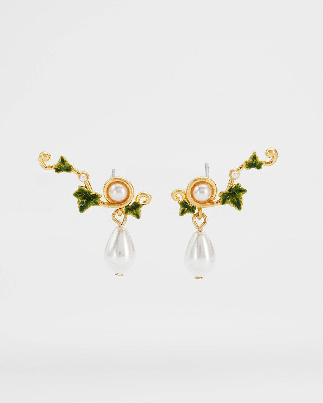 Ivy Pearl Climber Earrings