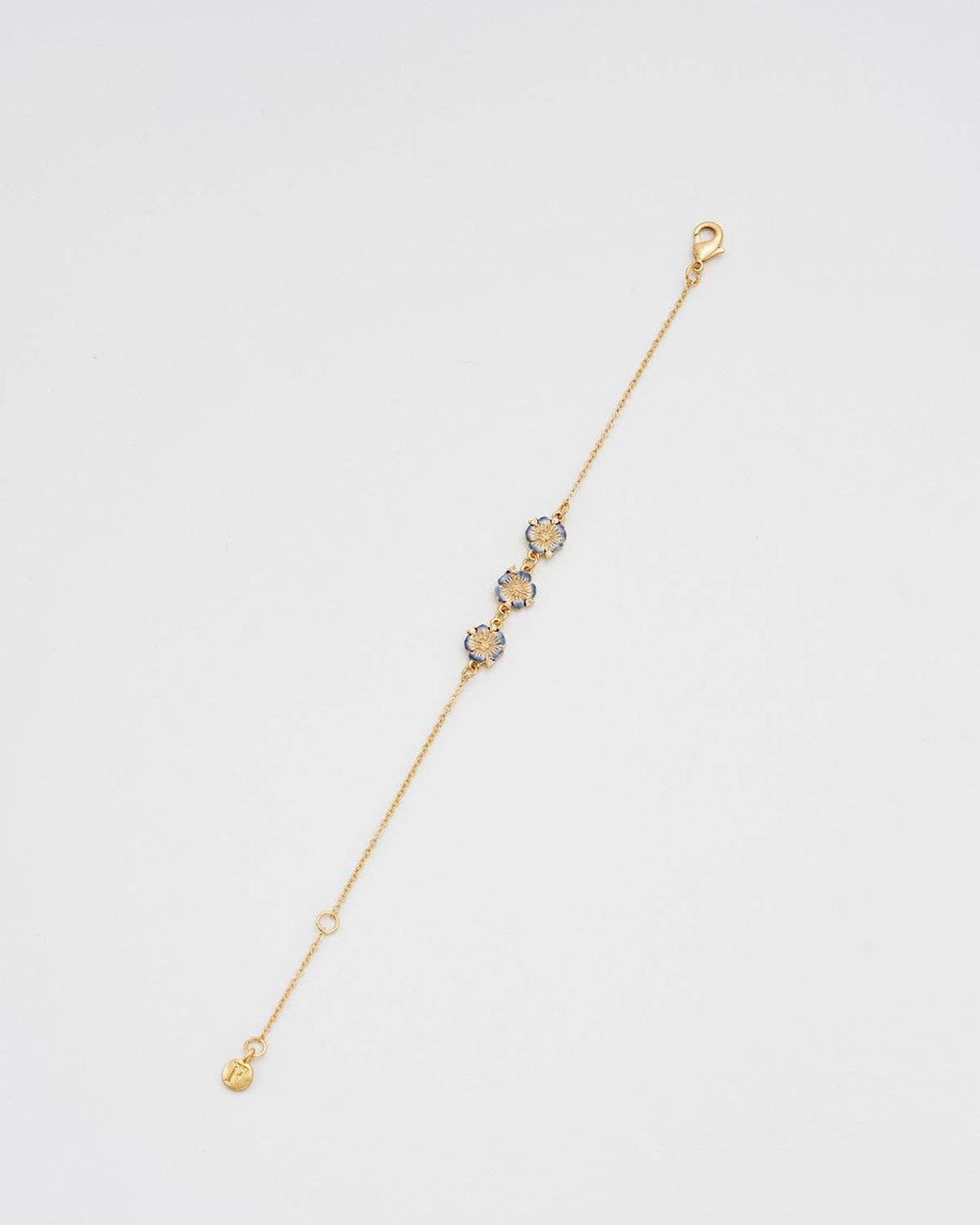 Larkspur Multi Charm Bracelet in Gold