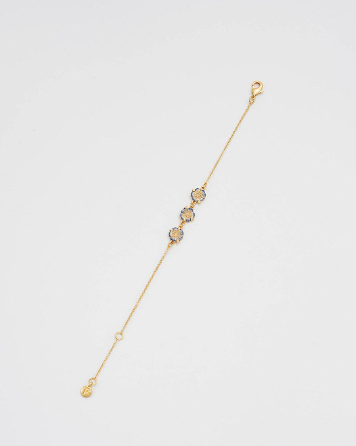 Larkspur Multi Charm Bracelet in Gold