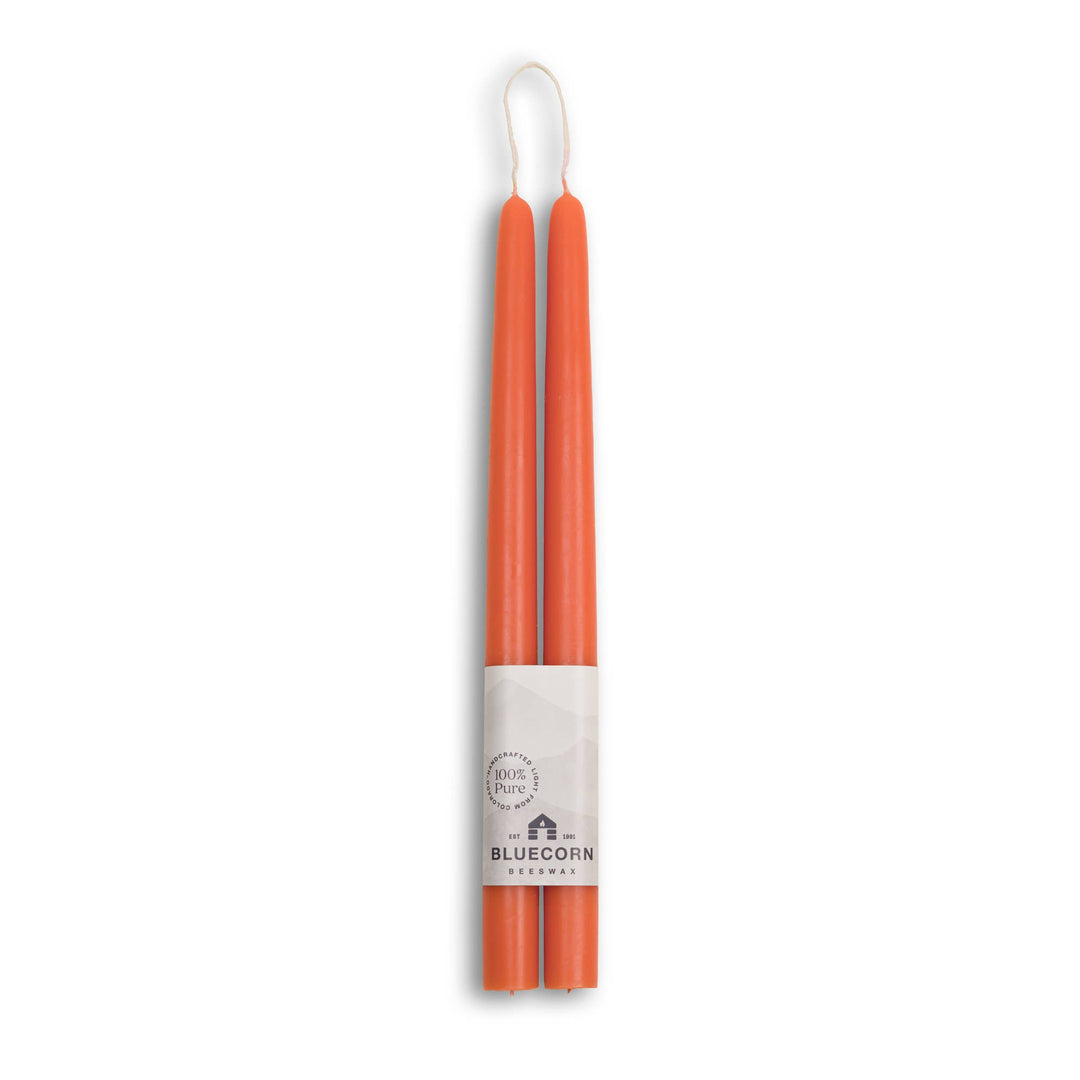 Apricot Beeswax Tapers, 4 Sizes
