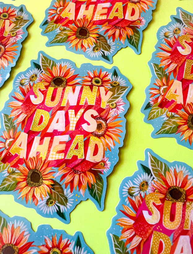 Sunny Days Ahead Sticker