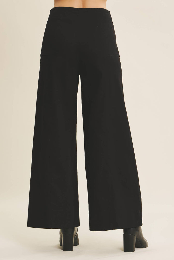 Everyday Essential Stretchy Wide-Leg Pants -2 Colors