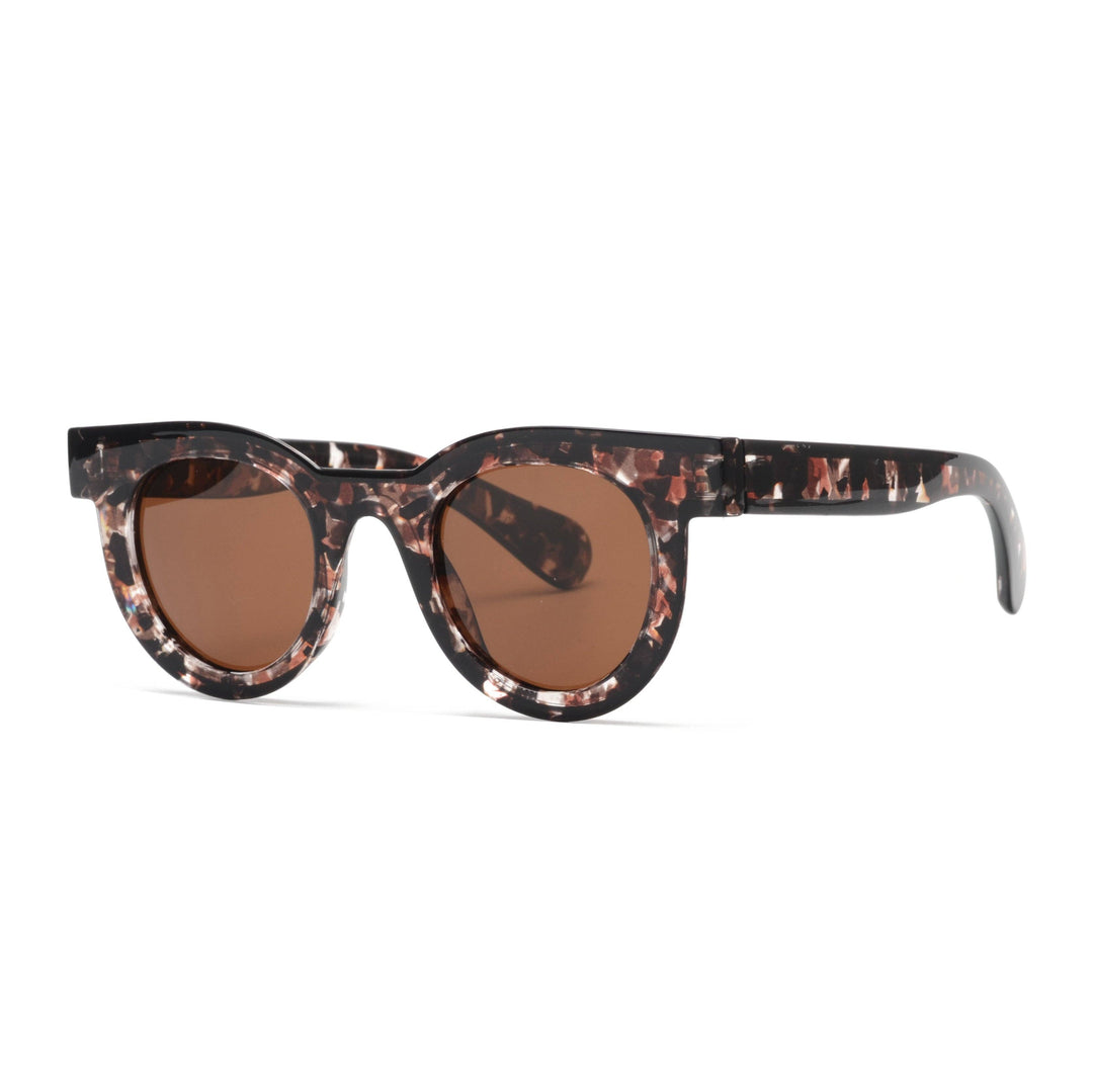 Milo | Polarized Sunglasses | Crackled Brown