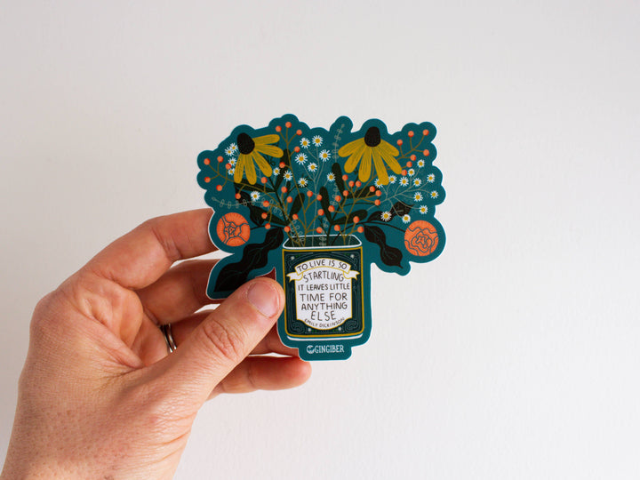 Flower Tin Sticker