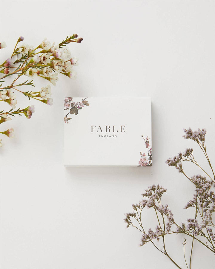 Forget Me Not Silver Bangle