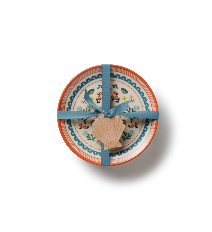 Seaside Melamine Dessert Plate Set
