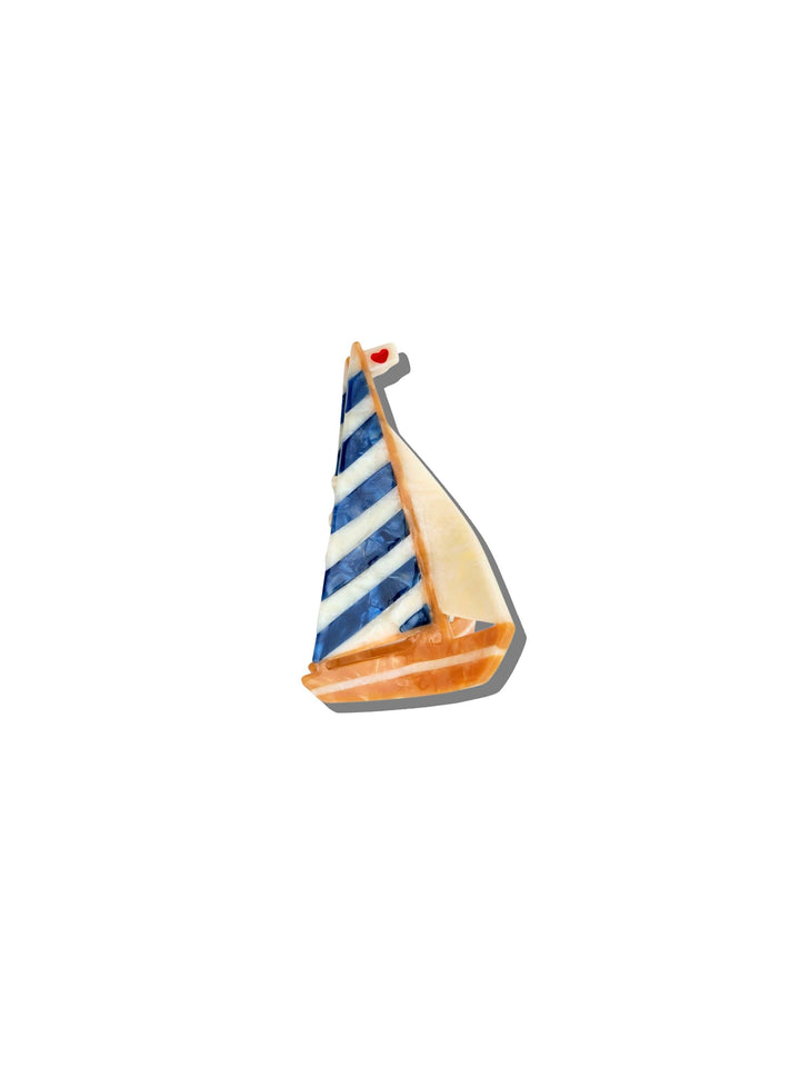Sailboat Hair Clip, 2 Colors