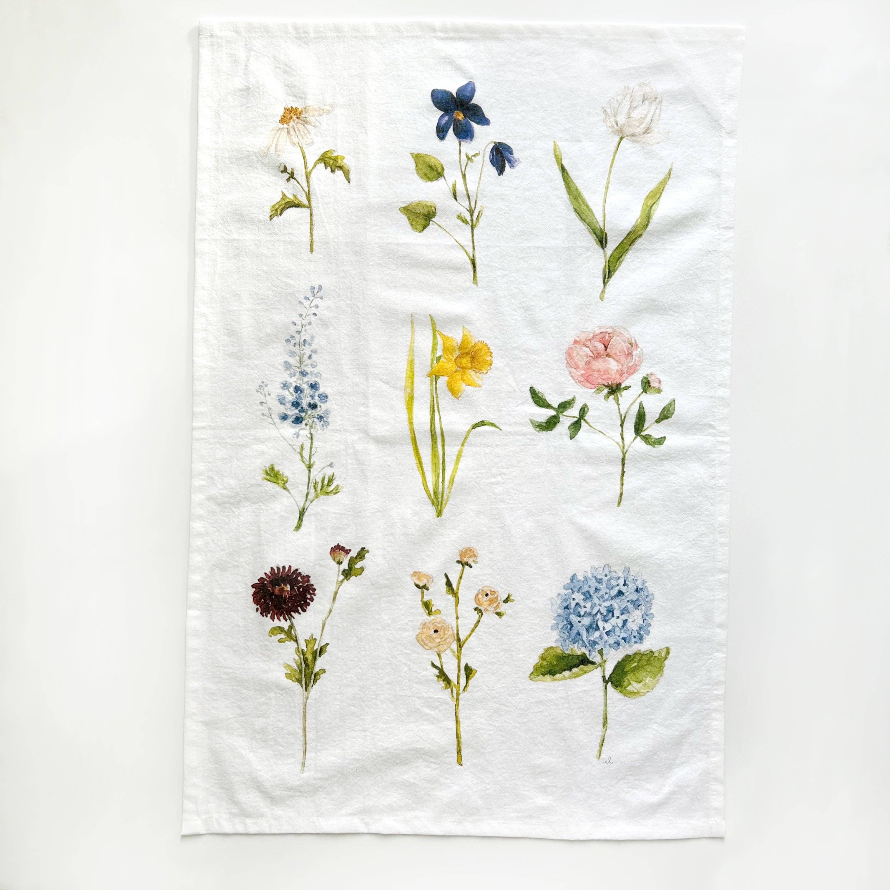 Gardening tea towel