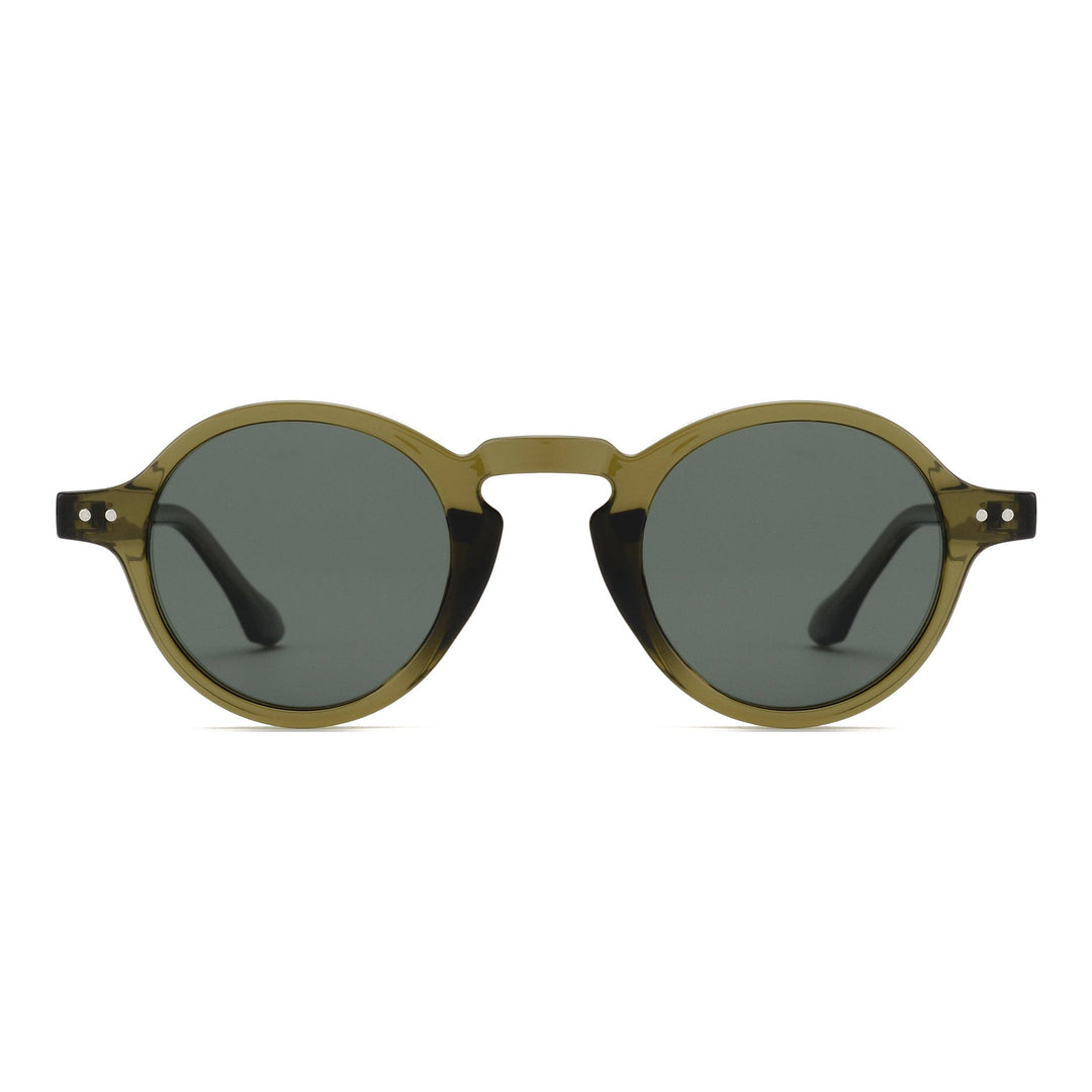 Tanner| Transparent Olive Green | Smoky Lens