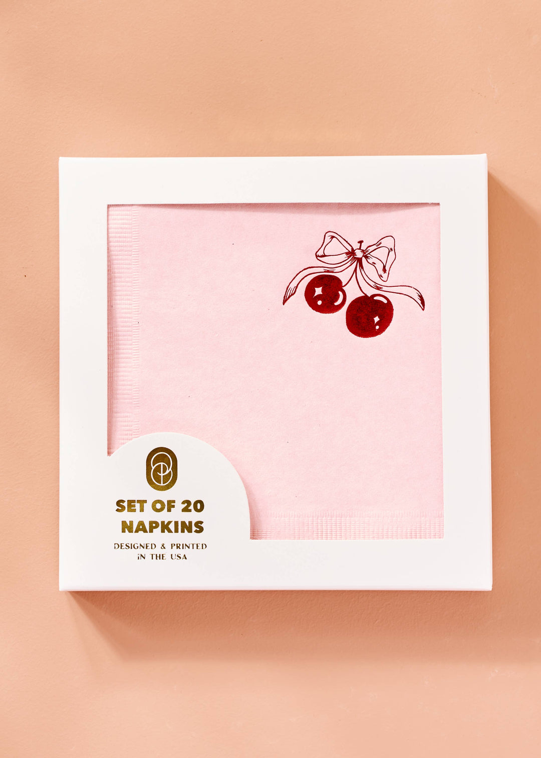 Red Cherries Napkin - Set of 20